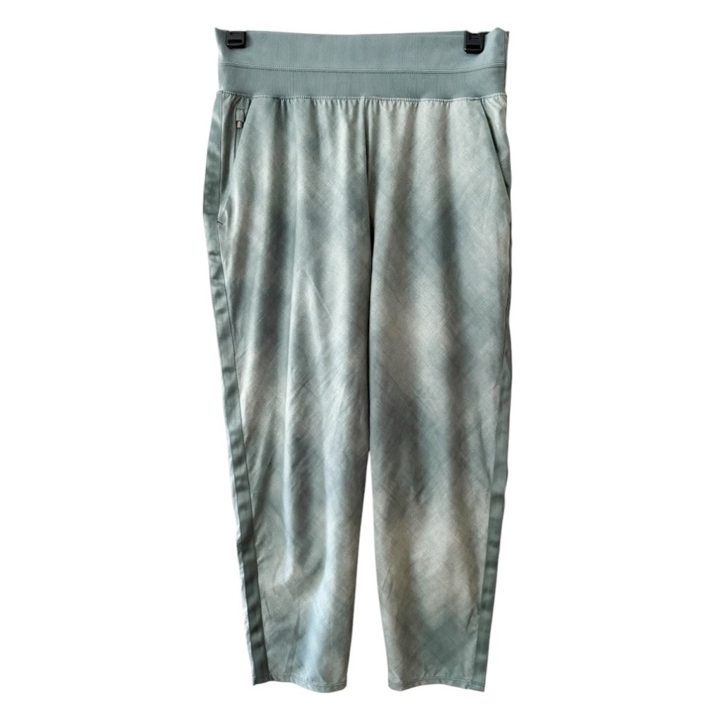 Athletes Nolita Slim Tapered Cropped Print Pant Green Size 12T